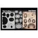 Tattoo Pro 181 | Air Brush Body Painting Stencil - Gemstones