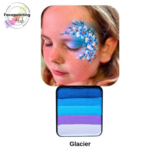 Facepainting Hub |  Easy Load Split Cake - GLACIER - 30gr