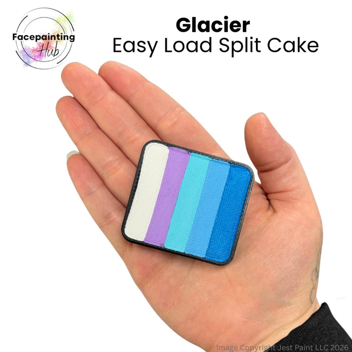 Facepainting Hub |  Easy Load Split Cake - GLACIER - 30gr