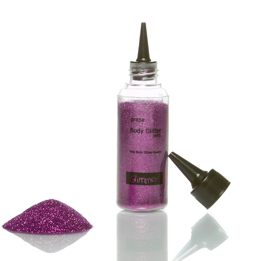Glimmer Body Art Glitter Refill grape — Jest Paint Face Paint Store