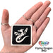Glimmer Body Art |  Triple Layer Glitter Tattoo Stencils - 5 Pack - Flying Dragon - #40