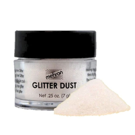 Mehron Glitter Dust - Opalescent White (Carded) -  7gr
