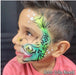Stencil Eyes / Profiles - Face Painting Stencil - Glow Fish
