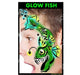 Stencil Eyes / Profiles - Face Painting Stencil - Glow Fish