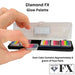 Diamond FX Paint | 6 x 6gr  Split Cake Palette - Neon / Metallic / Matte Colors - GLOW (SFX - Non Cosmetic)