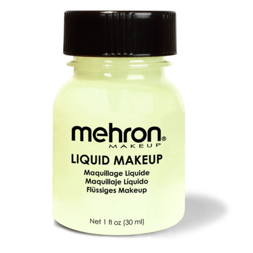 Mehron | Liquid Makeup - GLOW IN THE DARK - 1 fl oz / 30ml Jar