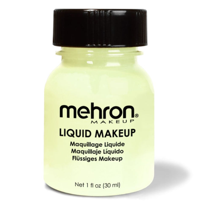 Mehron | Liquid Makeup - GLOW IN THE DARK - 1 fl oz / 30ml Jar