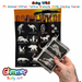 Glimmer Body Art |  GOING WILD Set - 75 Animal Glitter Tattoo Stencils with Poster