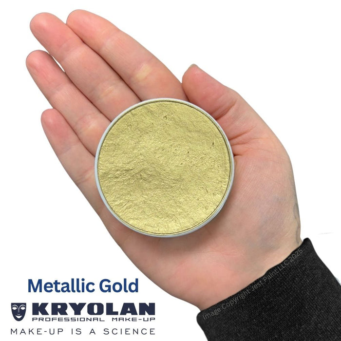 Kryolan Face Paint  Aquacolor - Metallic Gold - 1oz/30ML