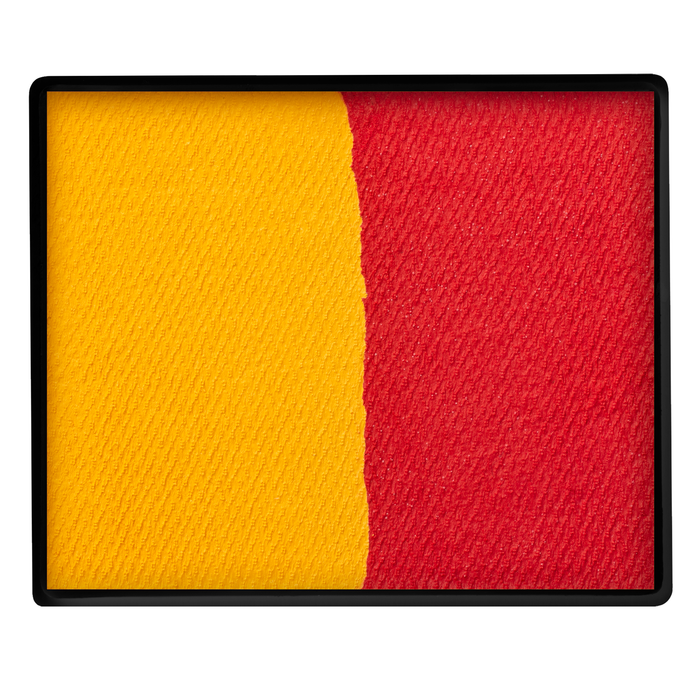 TAG Face Paint Split - Red and Golden Orange 50gr   #1