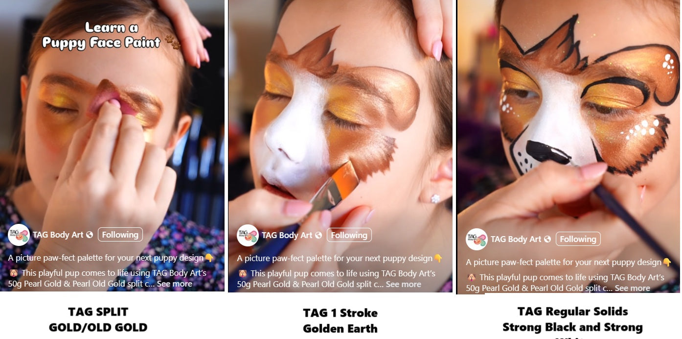 TAG Face Paint | 1 Stroke - Golden Earth  #35