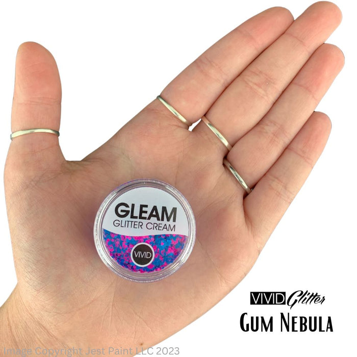 VIVID Glitter |  GLEAM Glitter Cream | Small UV GUM NEBULA (10gr)