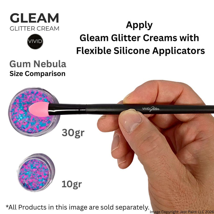 VIVID Glitter |  GLEAM Glitter Cream | Small UV GUM NEBULA (10gr)