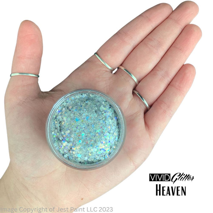 VIVID Glitter |  GLEAM Glitter Cream | Large HEAVEN (30gr)