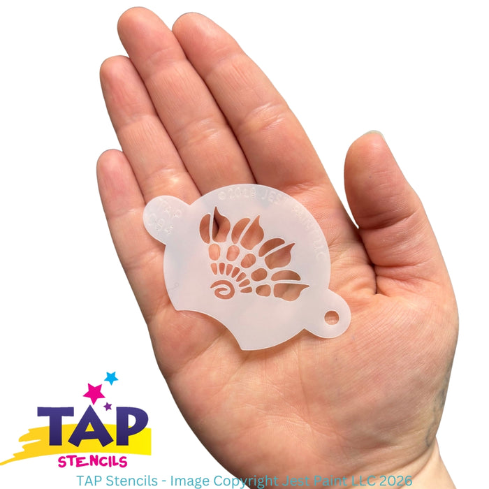 TAP 084 Face Painting Stencil - Henna Fan - While Supplies Last!