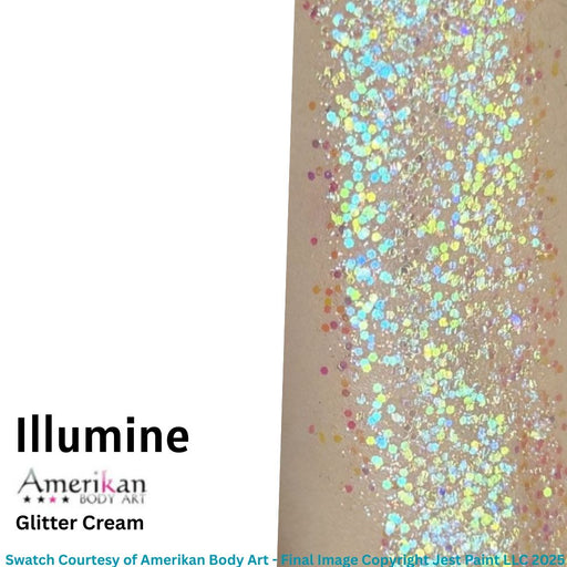 Amerikan Body Art | SMALL CUT CHUNKY Glitter Cremes - New Formula - ILLUMINE  - .5oz