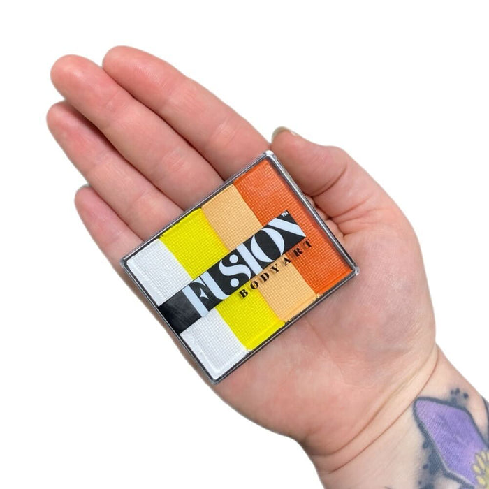 Fusion Body Art Face Paint - Rainbow Cake | NEW Glowing Tiger 50gr by Jest Paint