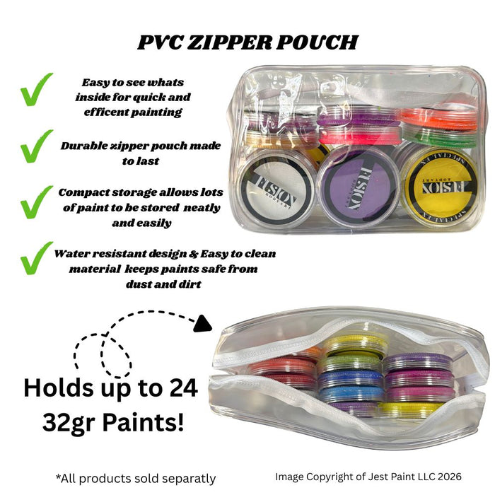 Clear PVC Plastic Zipper Pouch