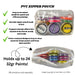 Clear PVC Plastic Zipper Pouch