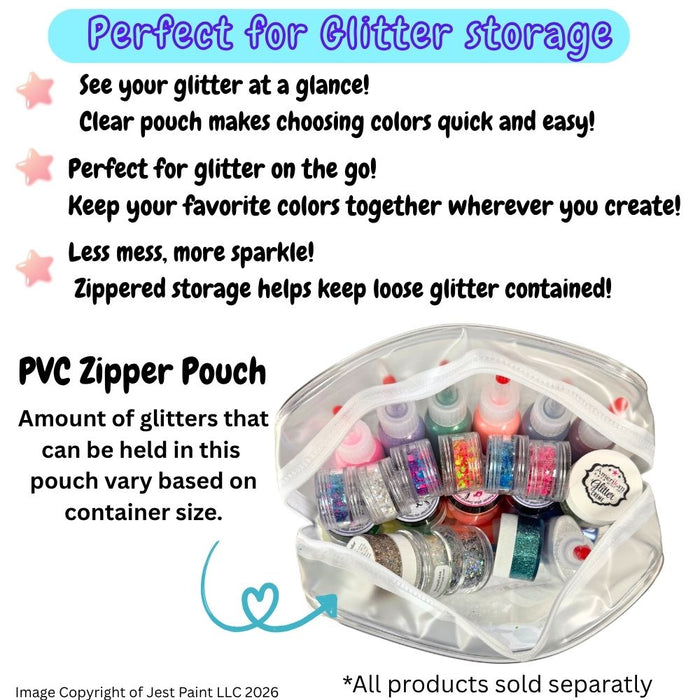 Clear PVC Plastic Zipper Pouch