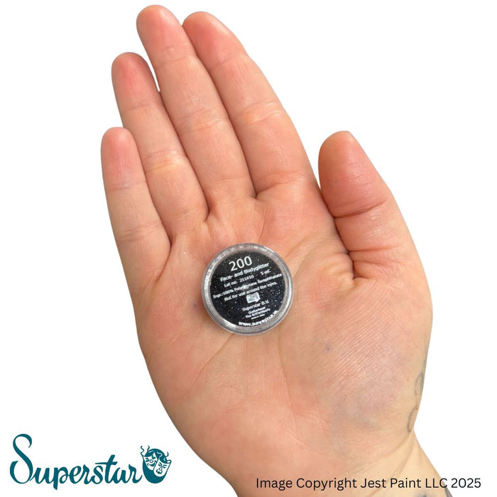 Superstar | ULTIMATE Fine Cosmetic Glitter Set - Case and Insert with 35 Glitter Jars (5ml each)