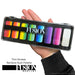 Fusion Body Art | Face Painting Palette | Thin Strokes - RAINBOW RUSH  (8 x 14gr)