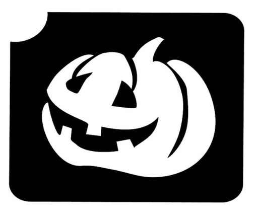 Art Factory | Glitter Tattoo Stencil - (851Y) Jack O Lantern Pumpkin - 5 Pack -  #61