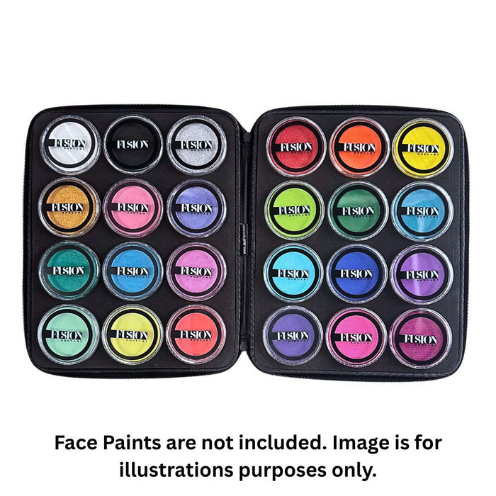 Jest Paint - Ultimate Professional Face Painting Case with Two Removable Foam Inserts