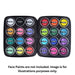 Jest Paint - Ultimate Professional Face Painting Case with Two Removable Foam Inserts
