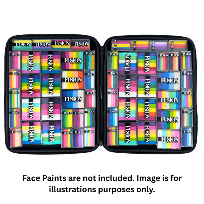 Jest Paint - Ultimate Professional Face Painting Case with Two Removable Foam Inserts