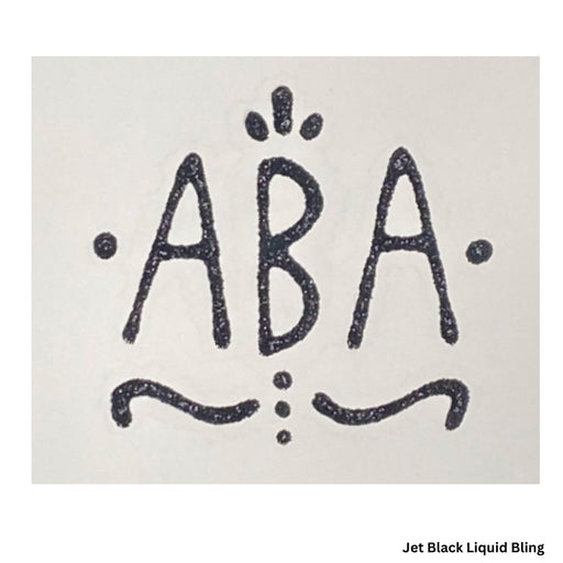 Amerikan Body Art | LIQUID BLING Face Painting Glitter Gel - Jet Black  1/2oz   #8