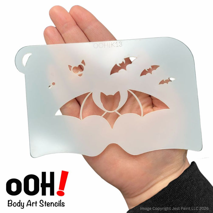 Ooh! Face Painting Stencil | Bat Mask (K13)