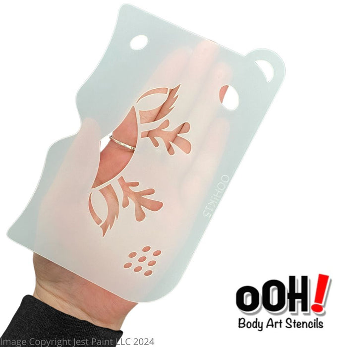 Ooh! Face Painting Stencil | Deer Mask (K15)