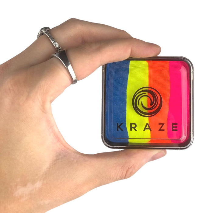 Kraze FX Special Effects Paints | Domed Rainbow Cake - Neon Wish 25gr ...