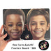 Fun Faces KatzNC | Face Painting Practice Board - 2 Boys Front Facing  (BB1)