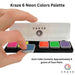 Kraze FX Special Effects Paints | 6 NEON Colors Palette (6 gm each) (SFX - Non Cosmetic)