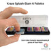 Kraze FX Face Paints | MINI SPLASH GLAM - 6 One Stroke Split Cake Palette (6 gm each)