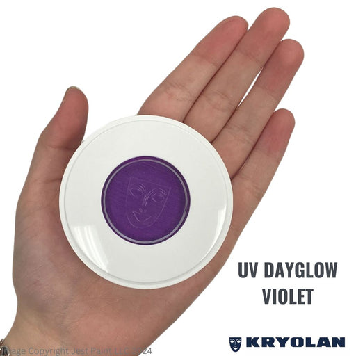 Kryolan Day Glow Aquacolor - Original Neon UV VIOLET - 15ml (SFX - Non Cosmetic)