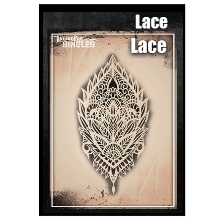Tattoo Pro  | Body Painting Stencil - Lace - S103