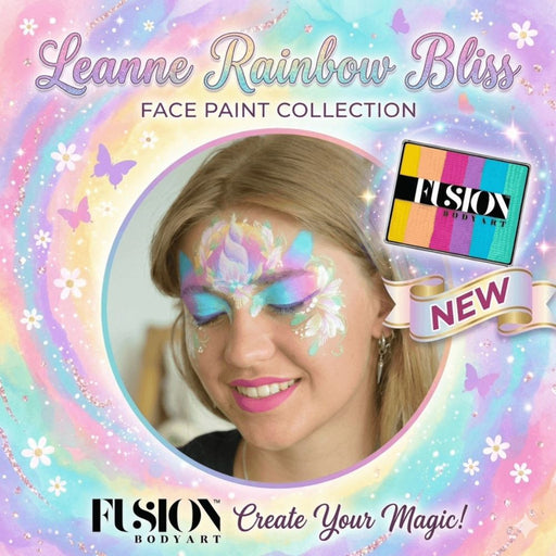 Fusion Body Art Face Paint - Rainbow Cake | Leanne's Rainbow Bliss 40gr