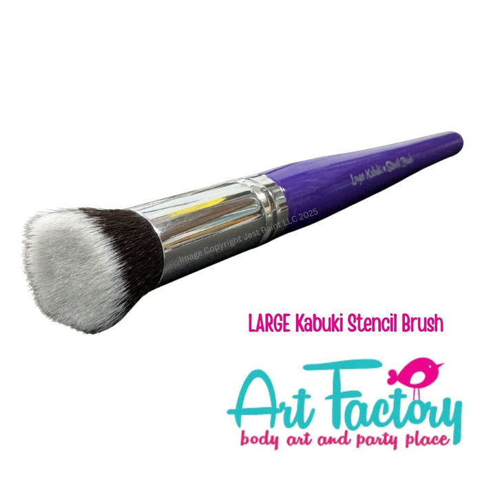 Art Factory Studio | Face Painting Brush - LARGE Kabuki Stencil Brush