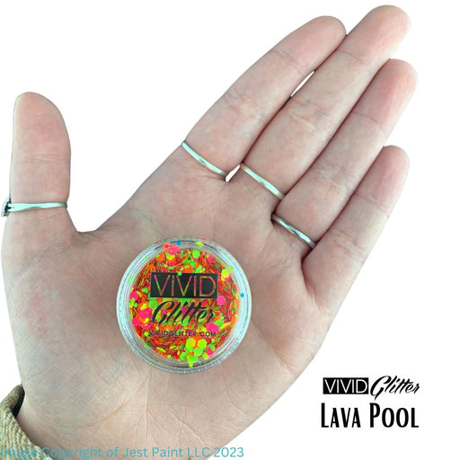 VIVID Glitter | Loose Chunky Hair and Body Glitter | UV Lava Pool (10gr)