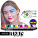 Fusion Body Art  | Face Painting Palette - Leanne's Rainbow Flower