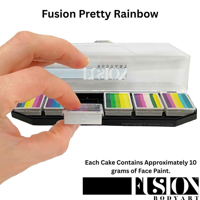 Fusion Body Art  | Spectrum Face Painting Palette | Leanne's Pretty Rainbow