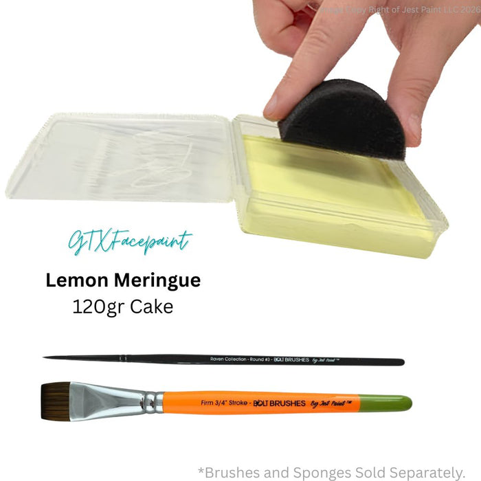 GTX Face Paint | Crafting Cake - Regular Lemon Meringue Yellow  120gr
