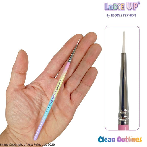 Lodie Up | Face Painting Brush by Elodie Ternois - Clean Outlines Round 2/0
