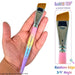 Lodie Up | Face Painting Brush by Elodie Ternois - Rainbow Edge Angle 3/4"