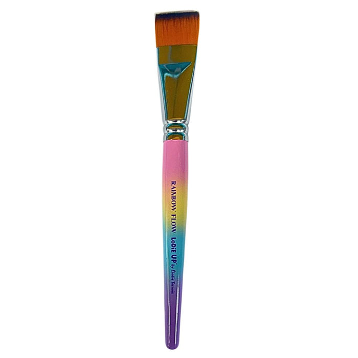 Lodie Up | Face Painting Brush by Elodie Ternois - Rainbow Flow Flat 1"