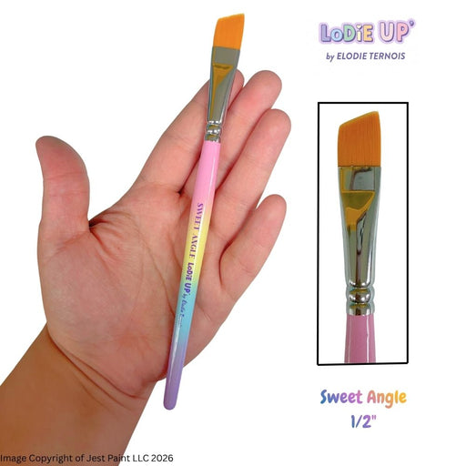 Lodie Up | Face Painting Brush by Elodie Ternois - Sweet Angle 1/2"