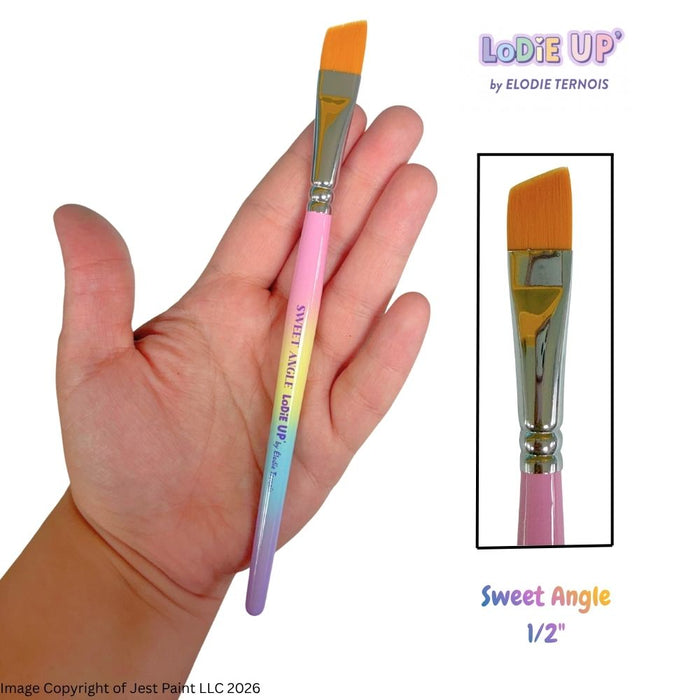 Lodie Up | Face Painting Brush by Elodie Ternois - Sweet Angle 1/2"